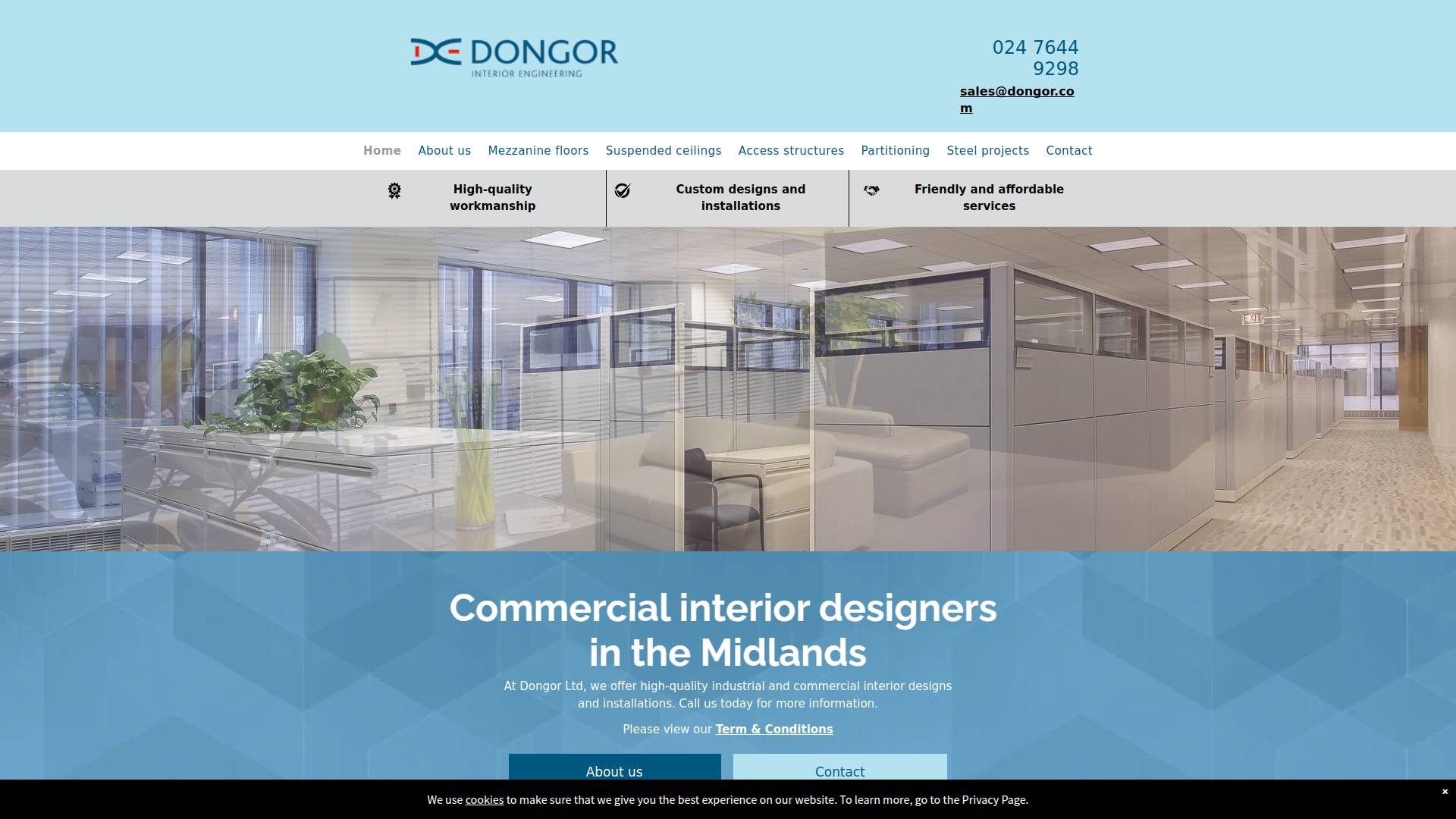 Dongor Ltd Website