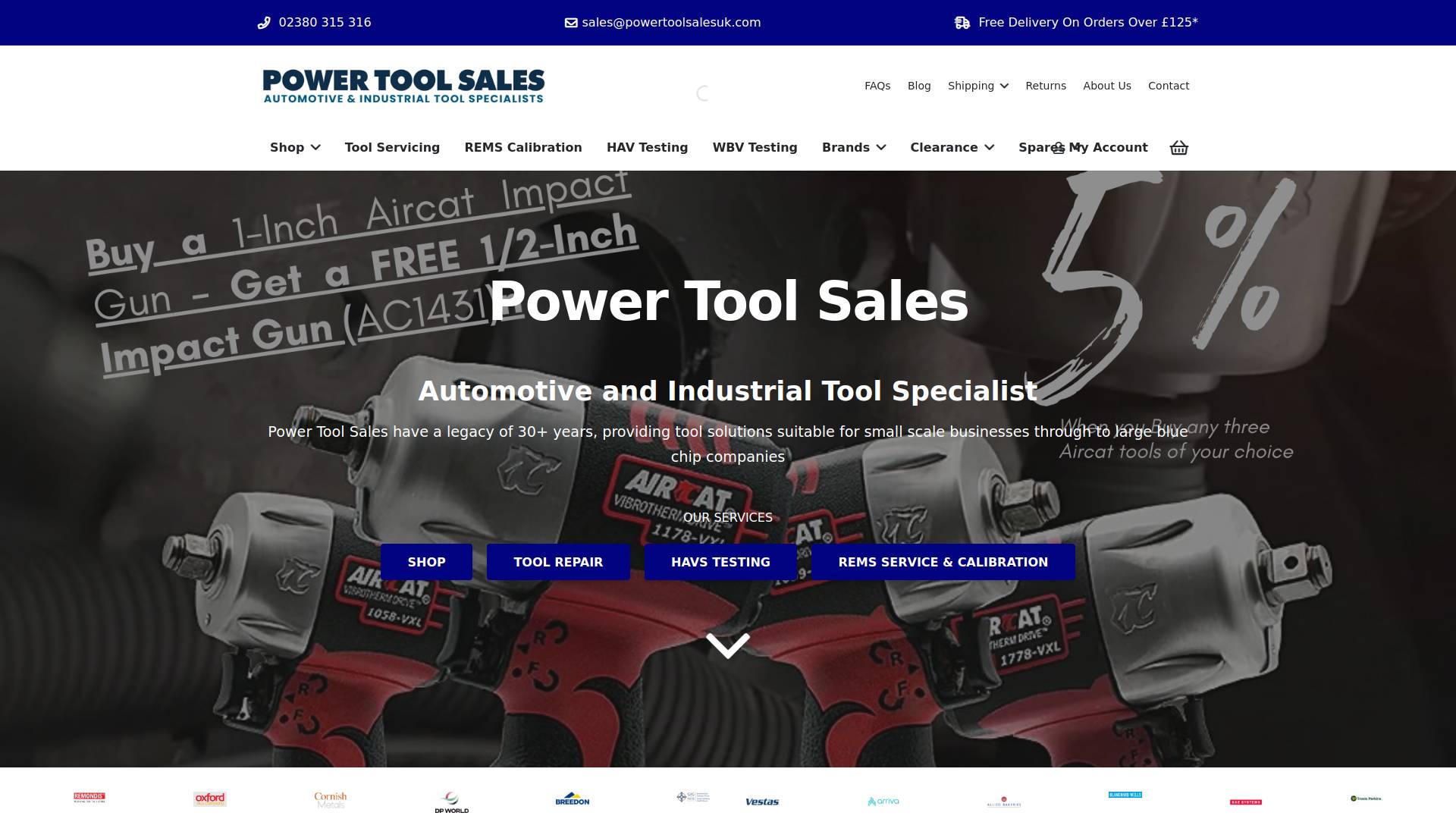 Power Tool Sales Ltd Website