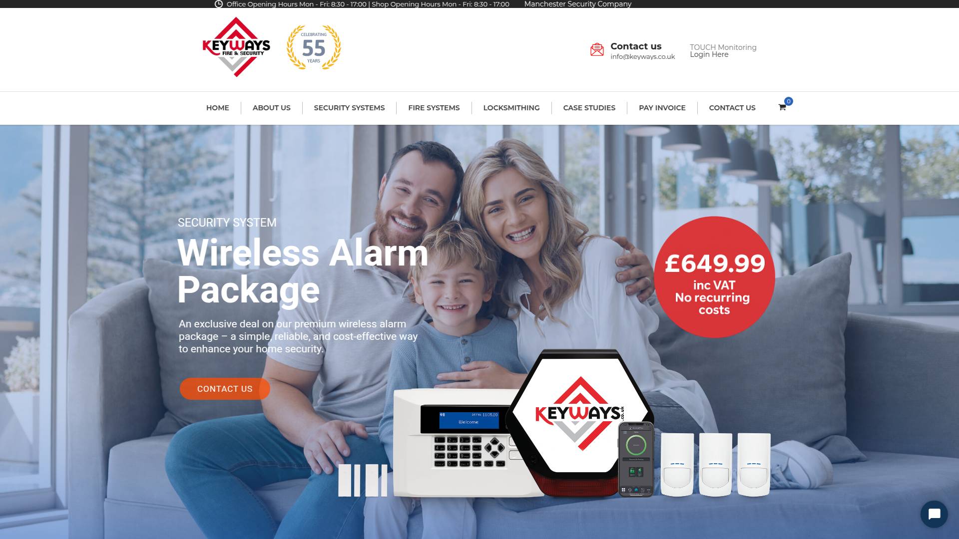 Keyways Security Ltd  Website