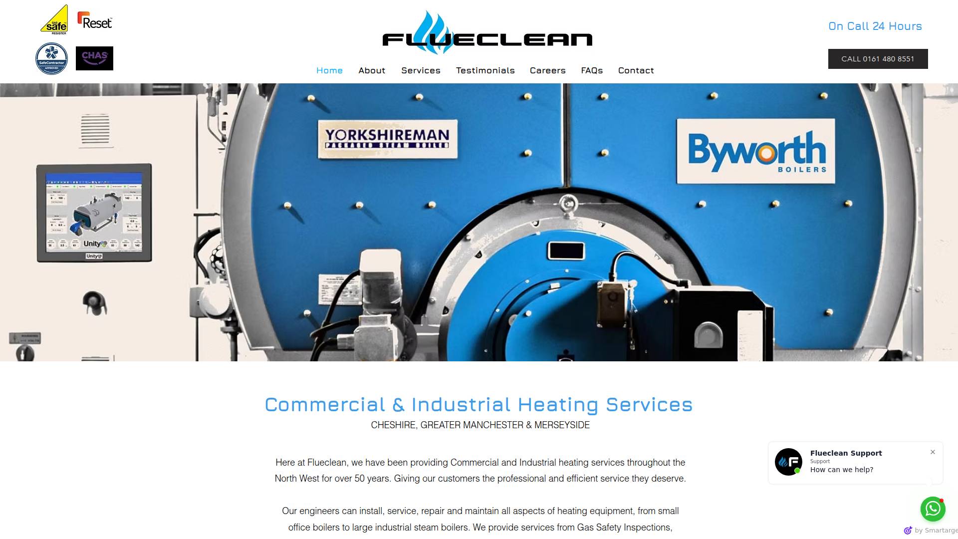 Flueclean Website