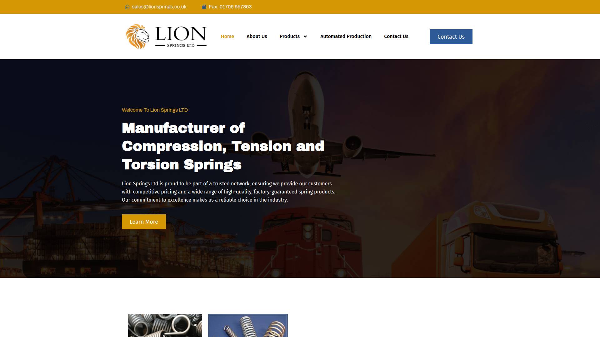 Lion Springs Ltd Website