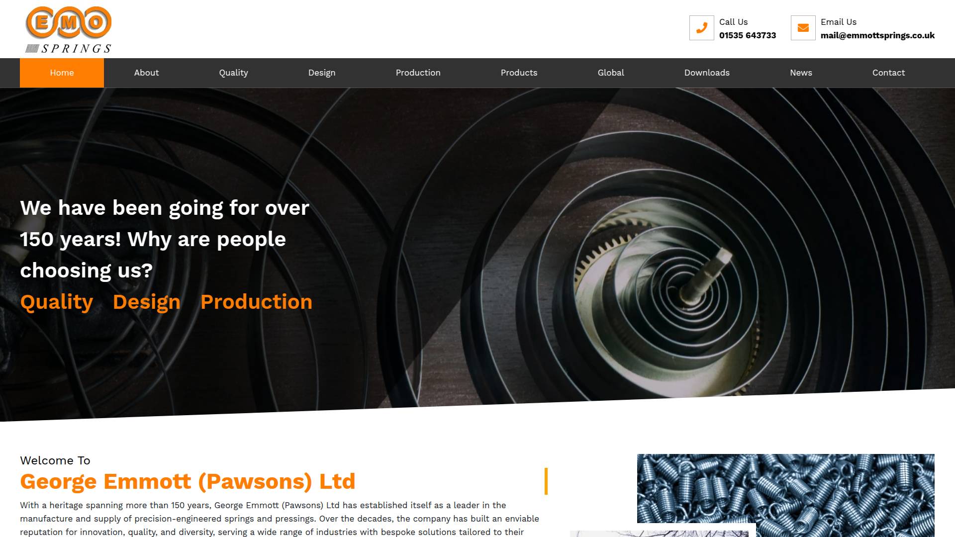 George Emmott (Pawsons) Ltd Website