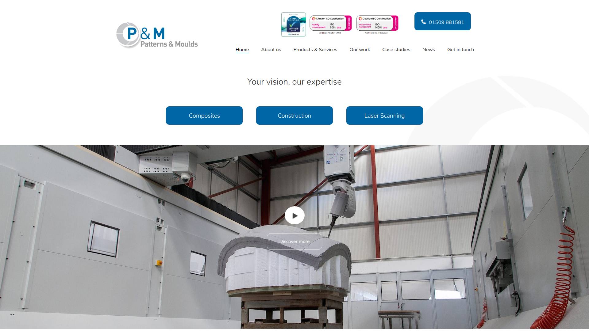 Patterns & Moulds Ltd Website