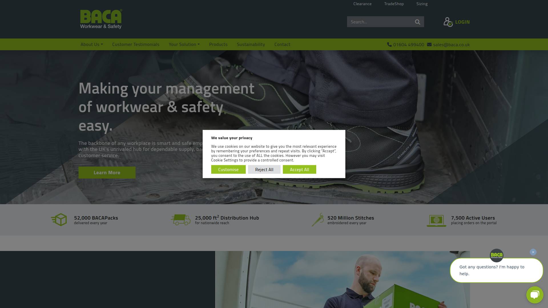 Baca Safety & Workwear Website