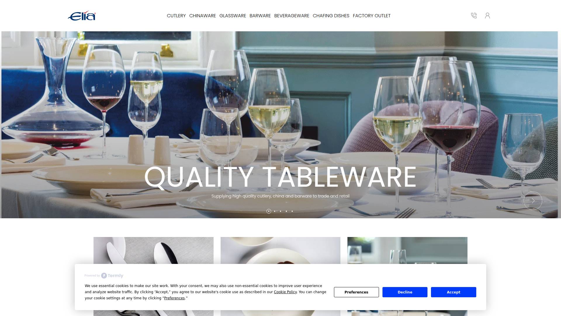 Elia International Website