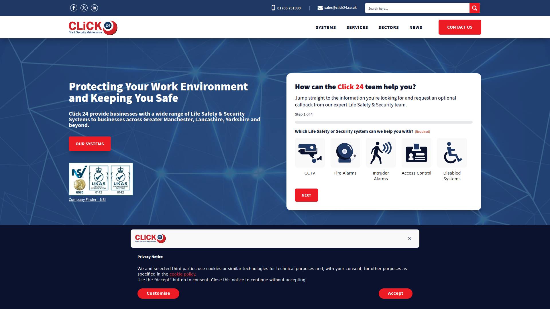 Click 24 Ltd Website