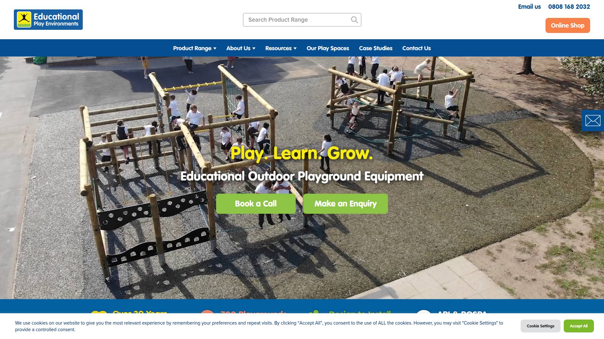 Educational Play Environments Website