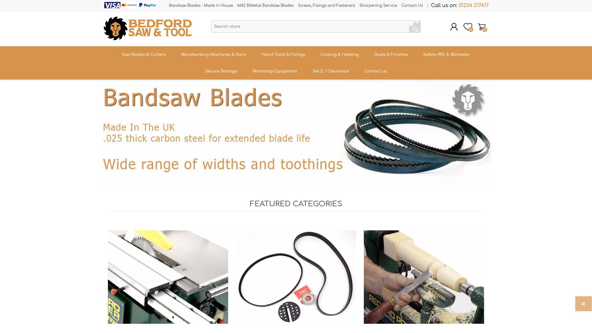 Bedford Saw & Tool Co Website