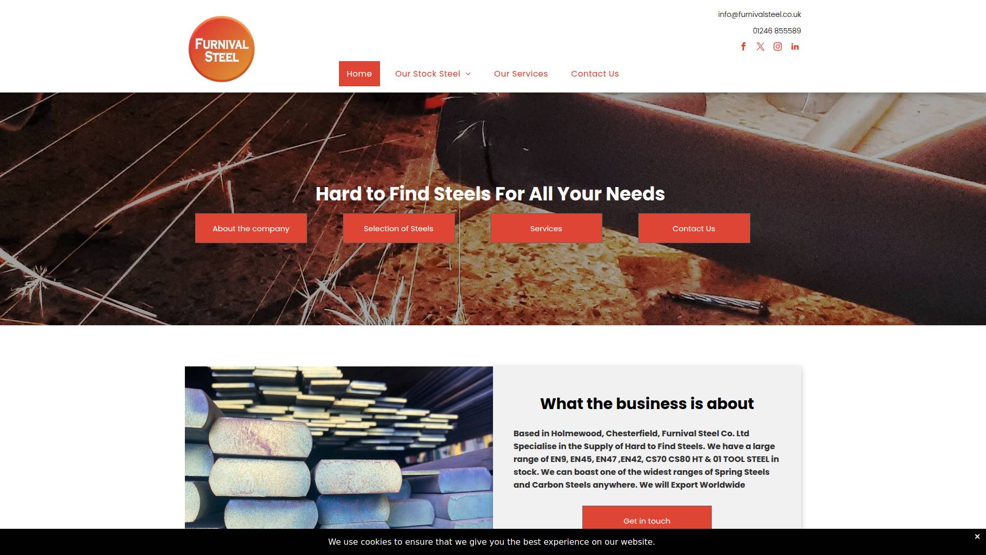 Furnival Steel Co Ltd Website
