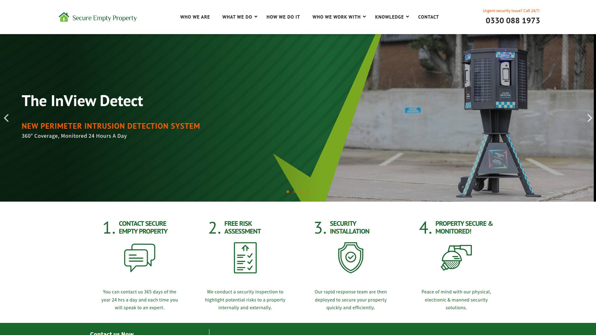 Secure Empty Property Ltd Website