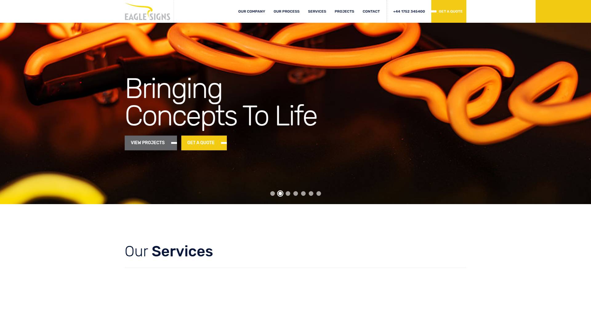 Eagle Signs Ltd Website