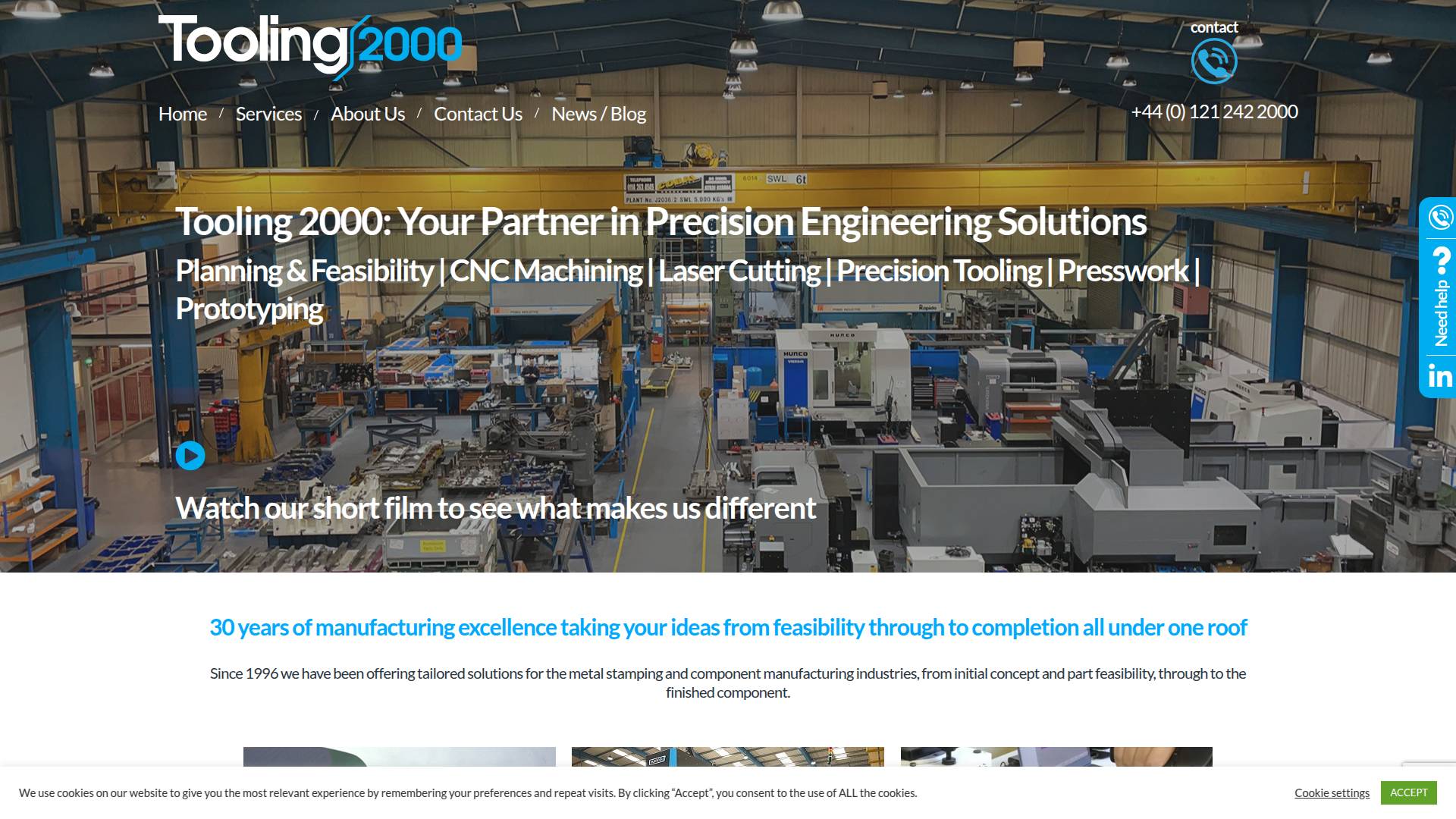 Tooling (2000) Ltd Website