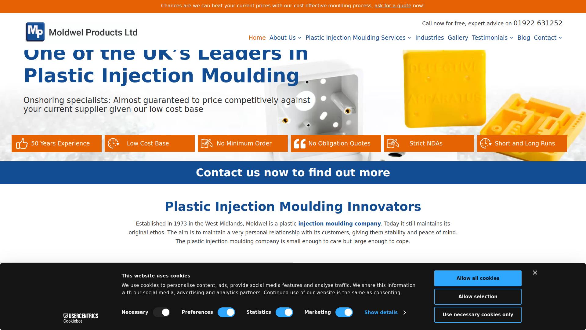 Moldwel Products Ltd Website