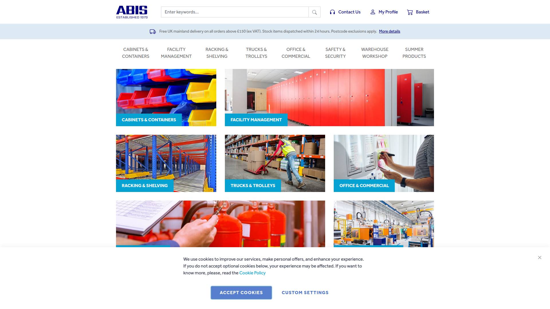 A & B Industrial Services Website