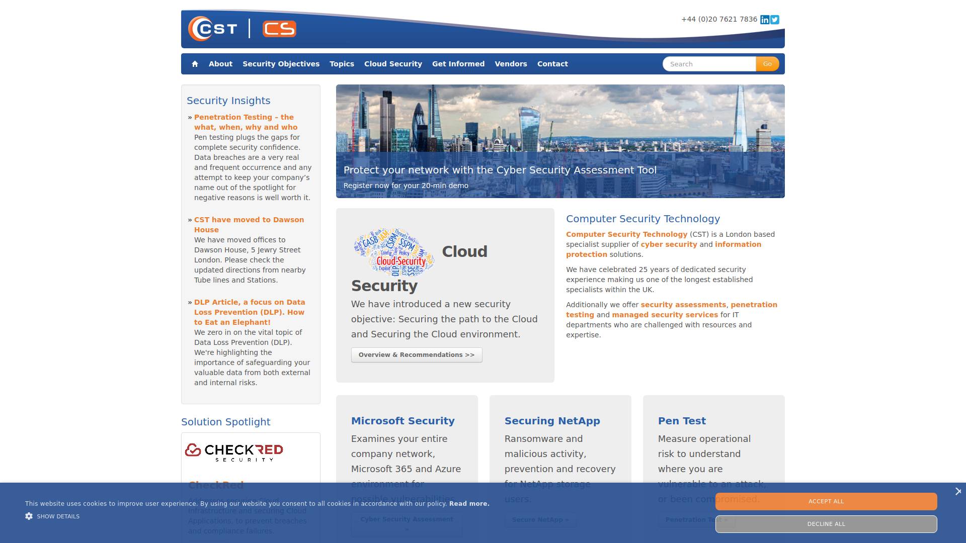 Computer Security Technology Ltd Website