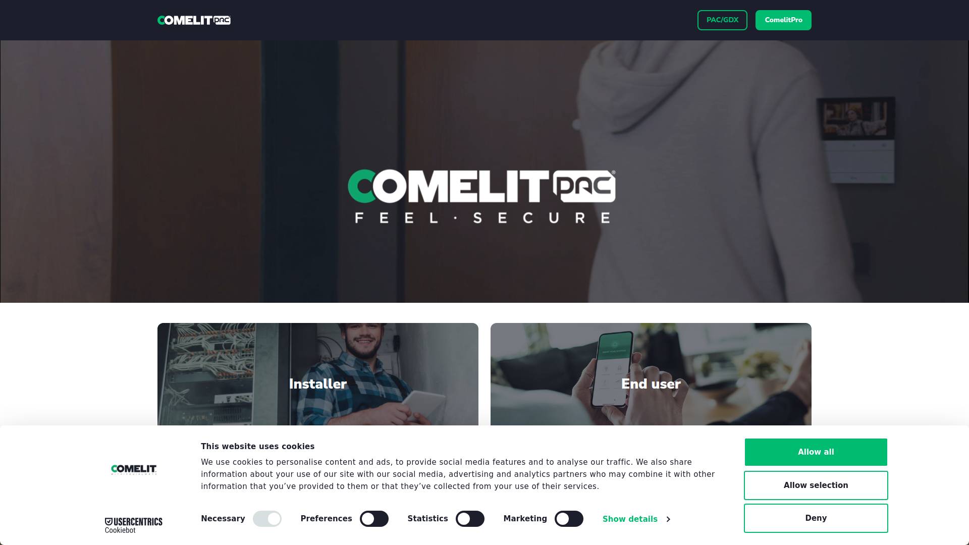 Comelit Website