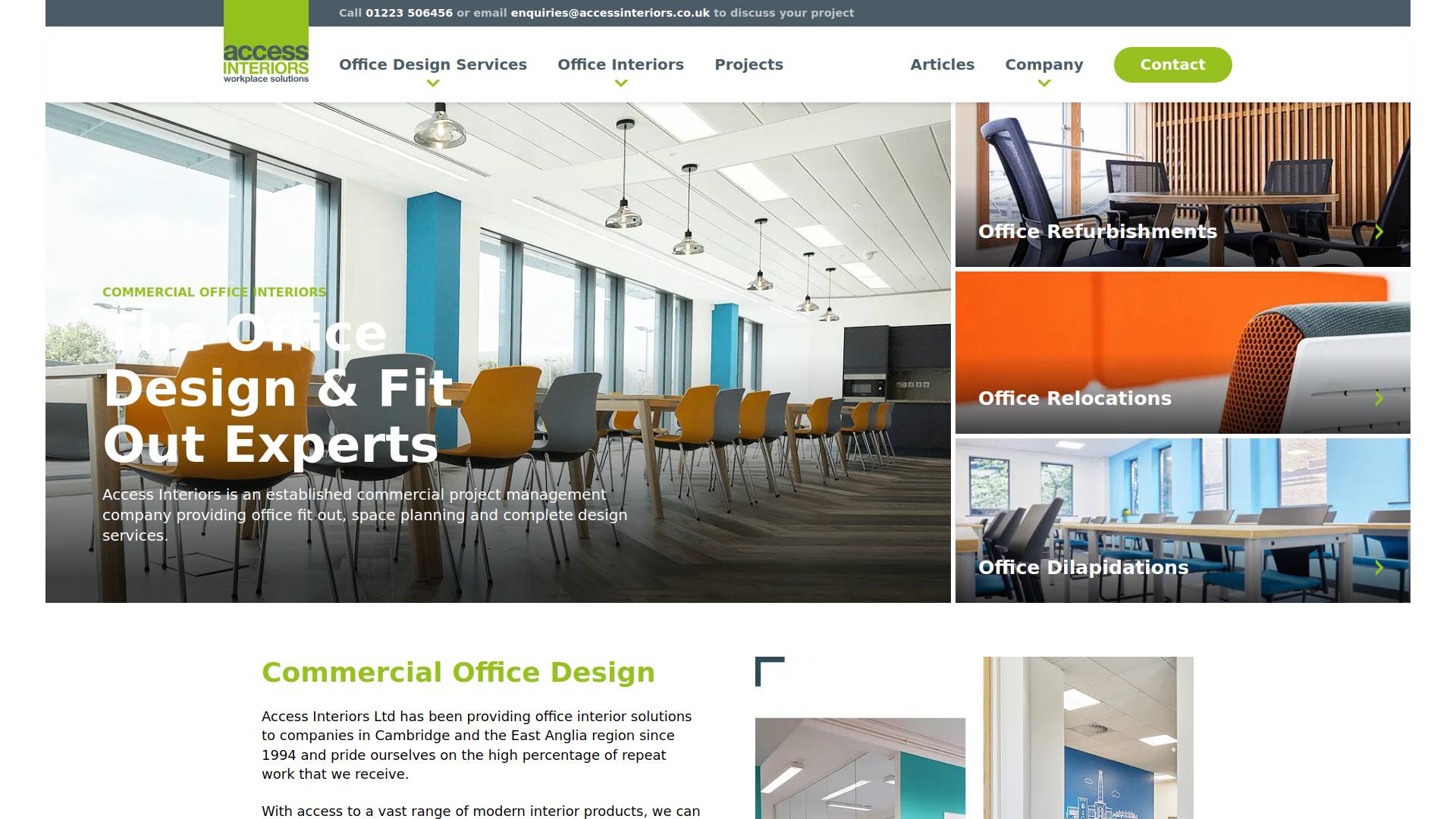 Access Interiors Ltd Website