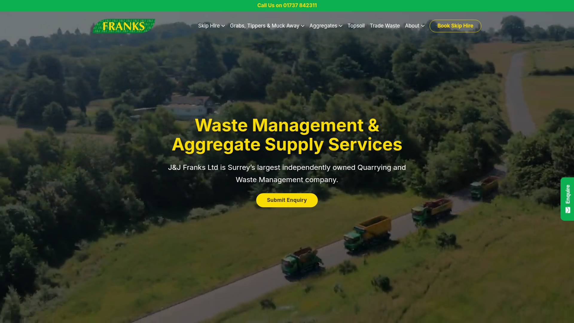J & J Franks Ltd Website