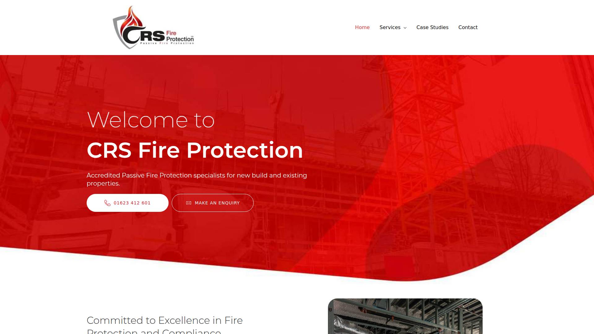 CRS Fire Protection Ltd Website