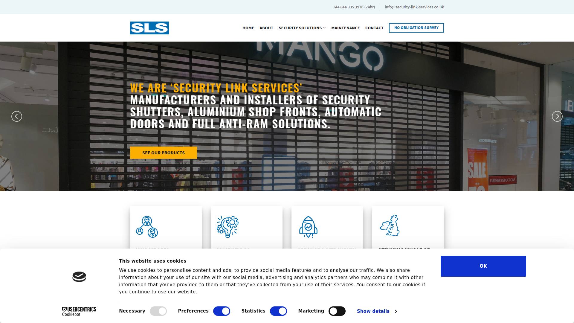 Security Link Services Limited Website