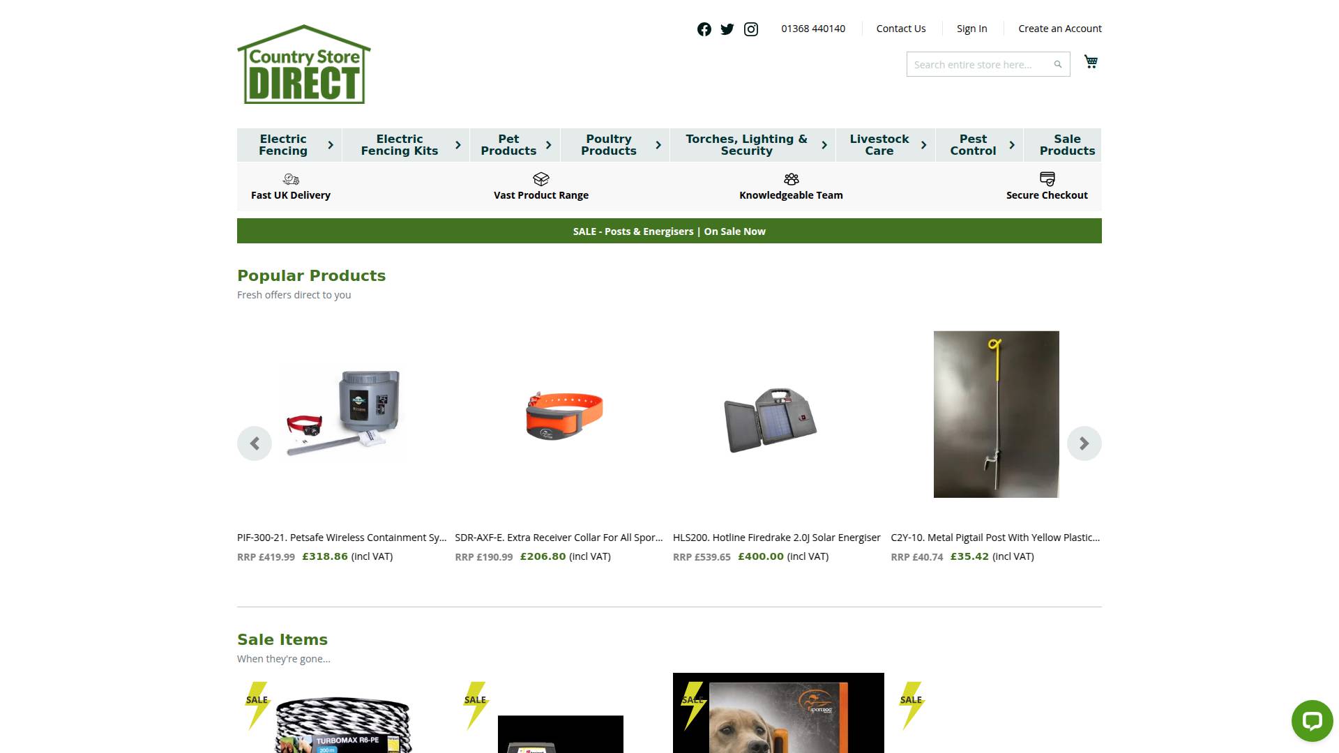 Countrystore Direct Website