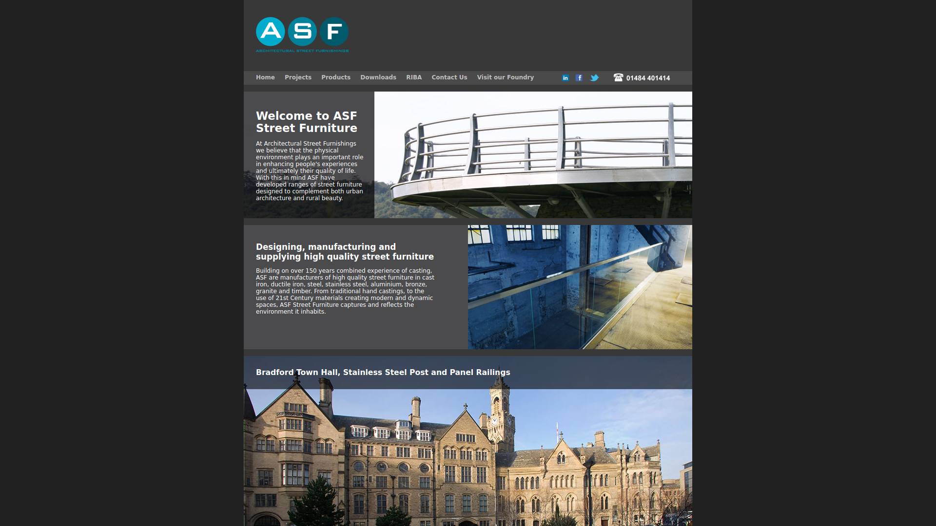 Architectural Street Furnishings Website