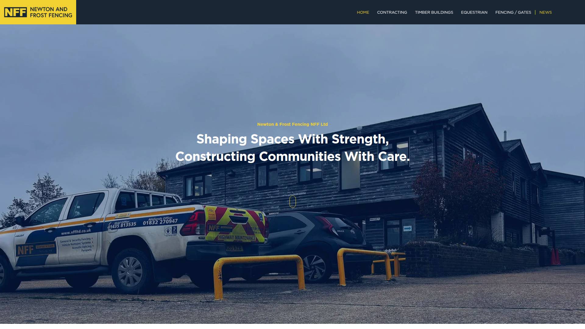 Newton & Frost Fencing Ltd Website