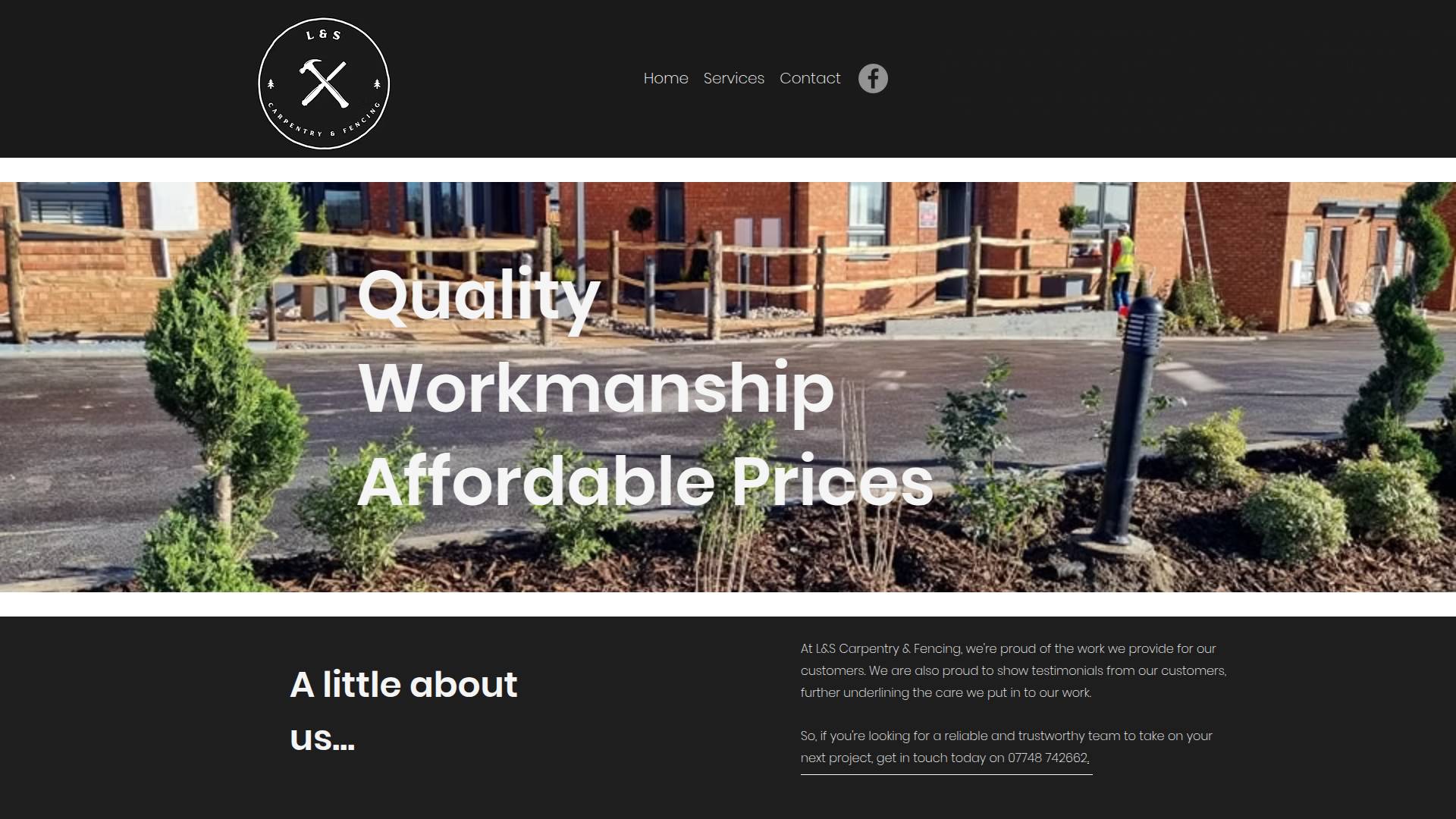 L&S Carpentry & Fencing Website