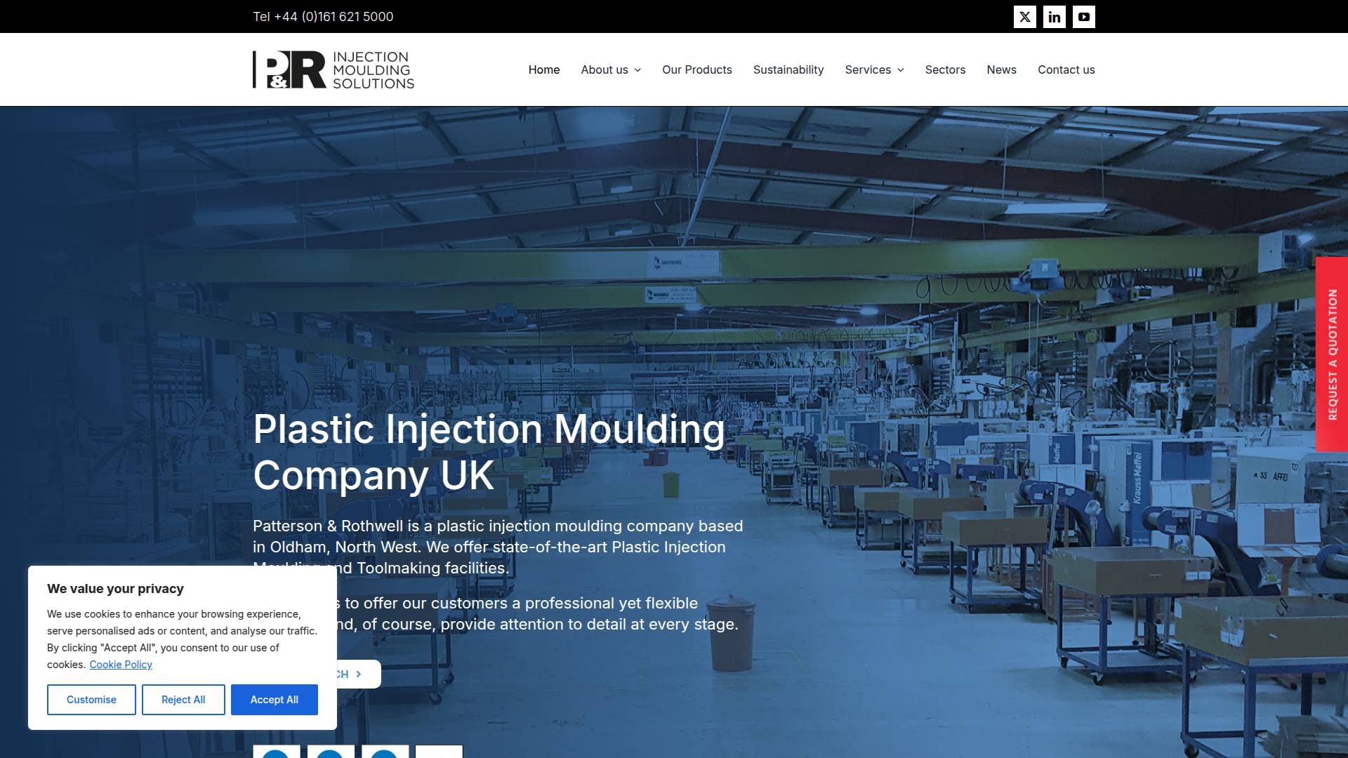 Patterson & Rothwell Ltd Website