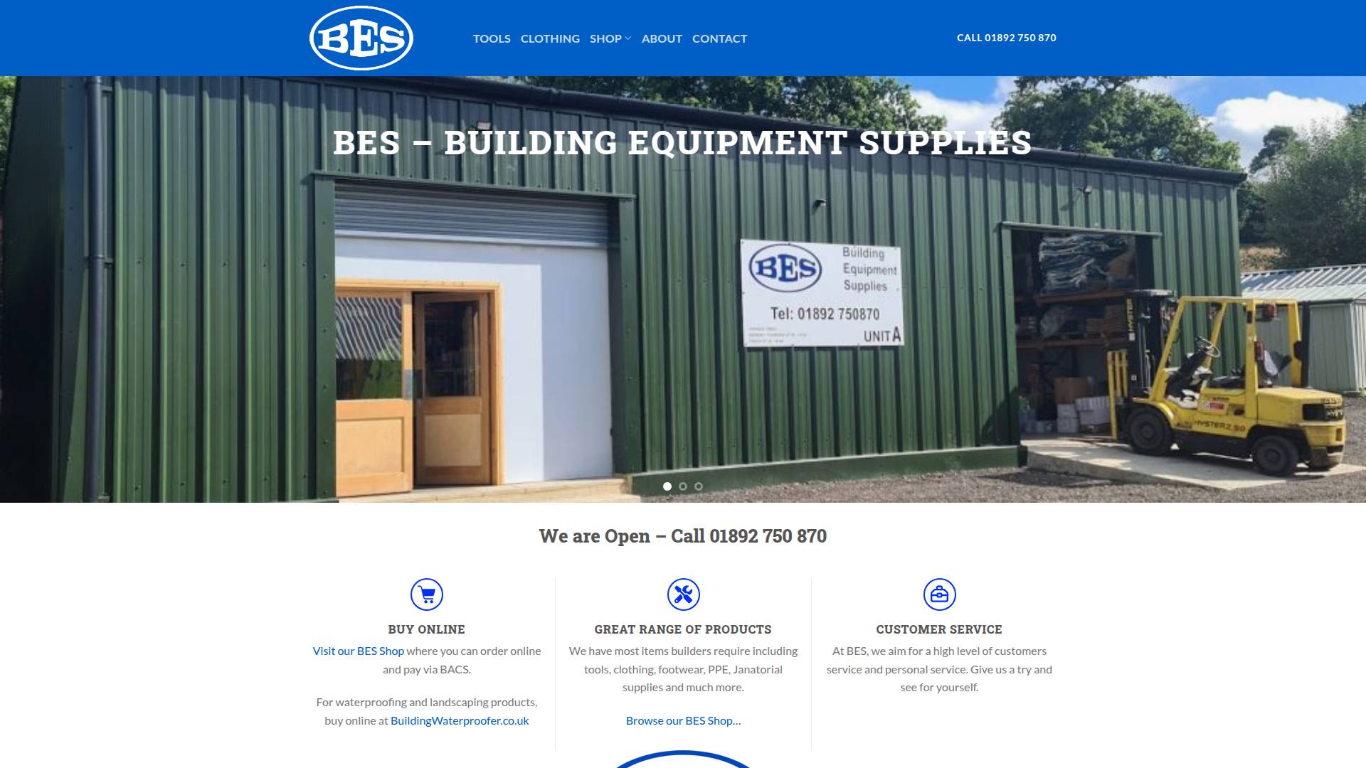 Building Equipment Supplies Ltd Website