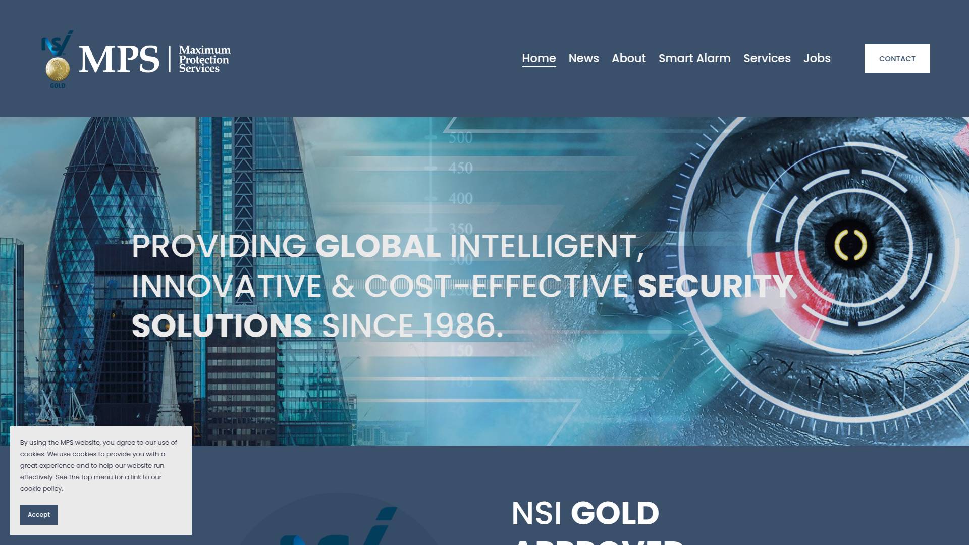 Maximum Protection Services Website