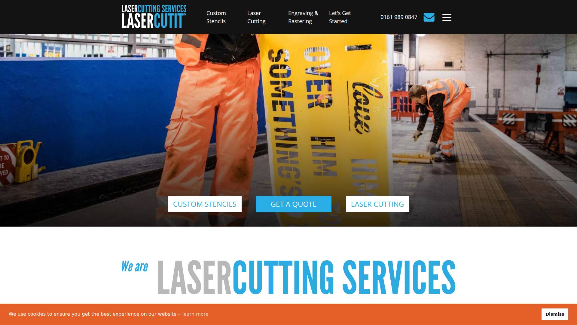 Laser Cutting Services Ltd Website