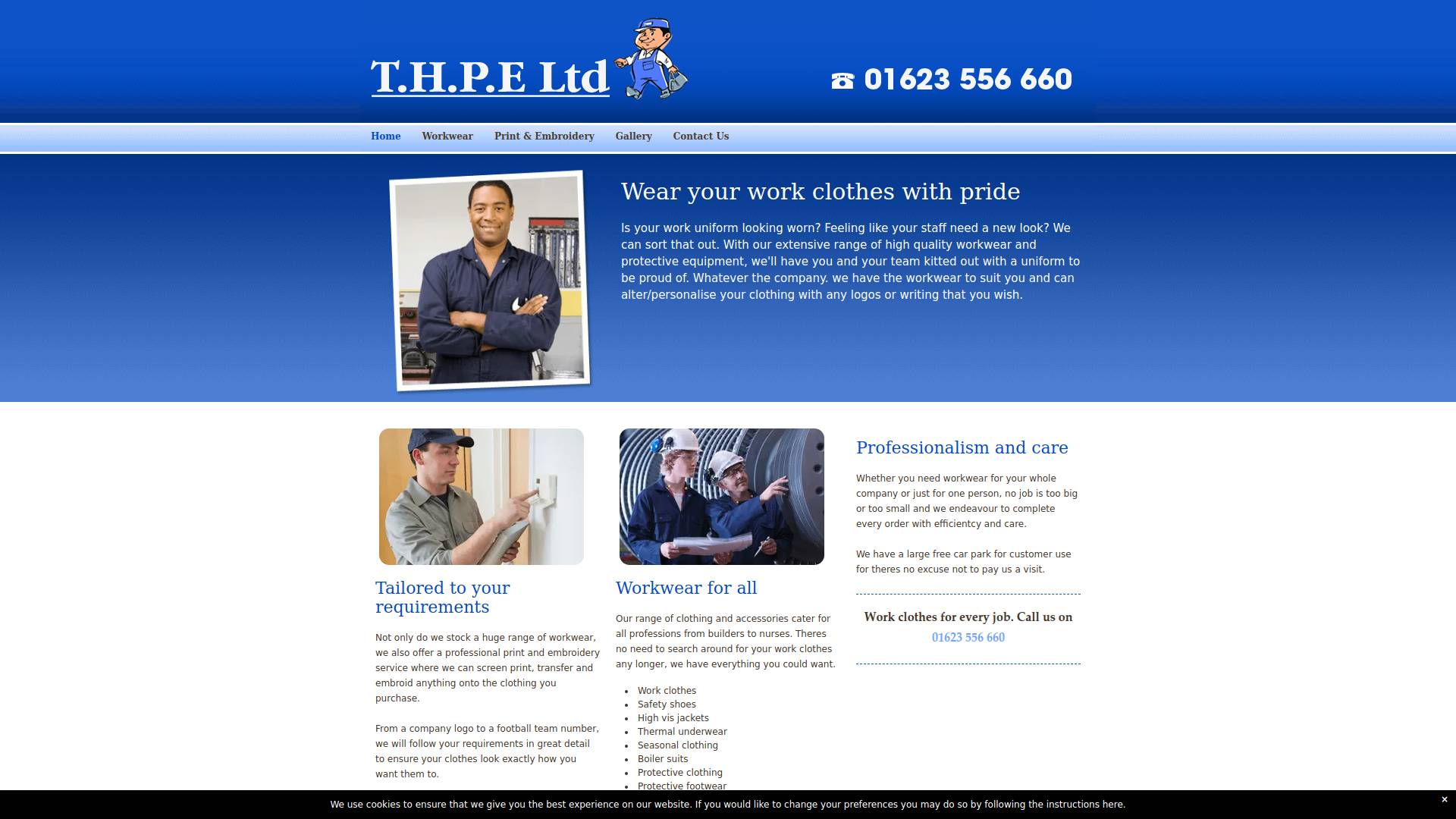 T H P E Ltd Website