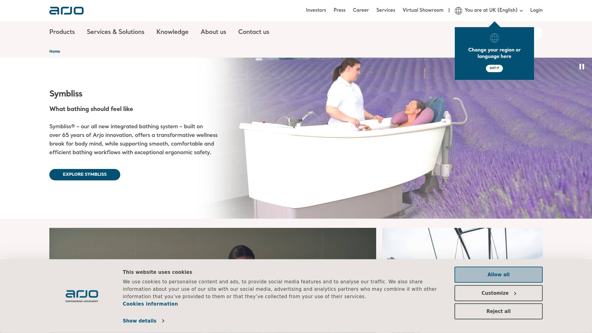 Arjo Huntleigh Ltd Website
