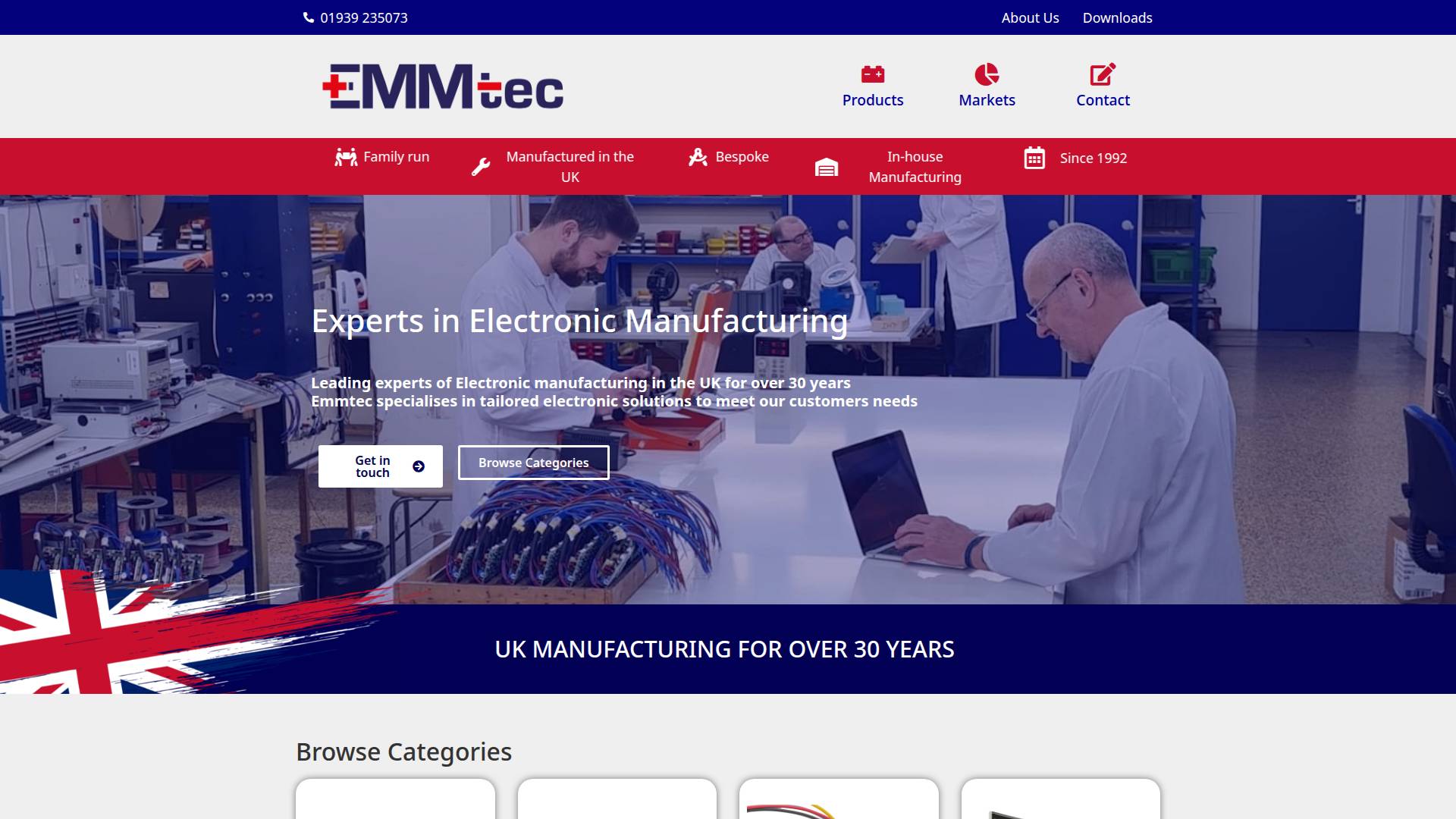 Euro Manufacturing & Marketing Ltd Website