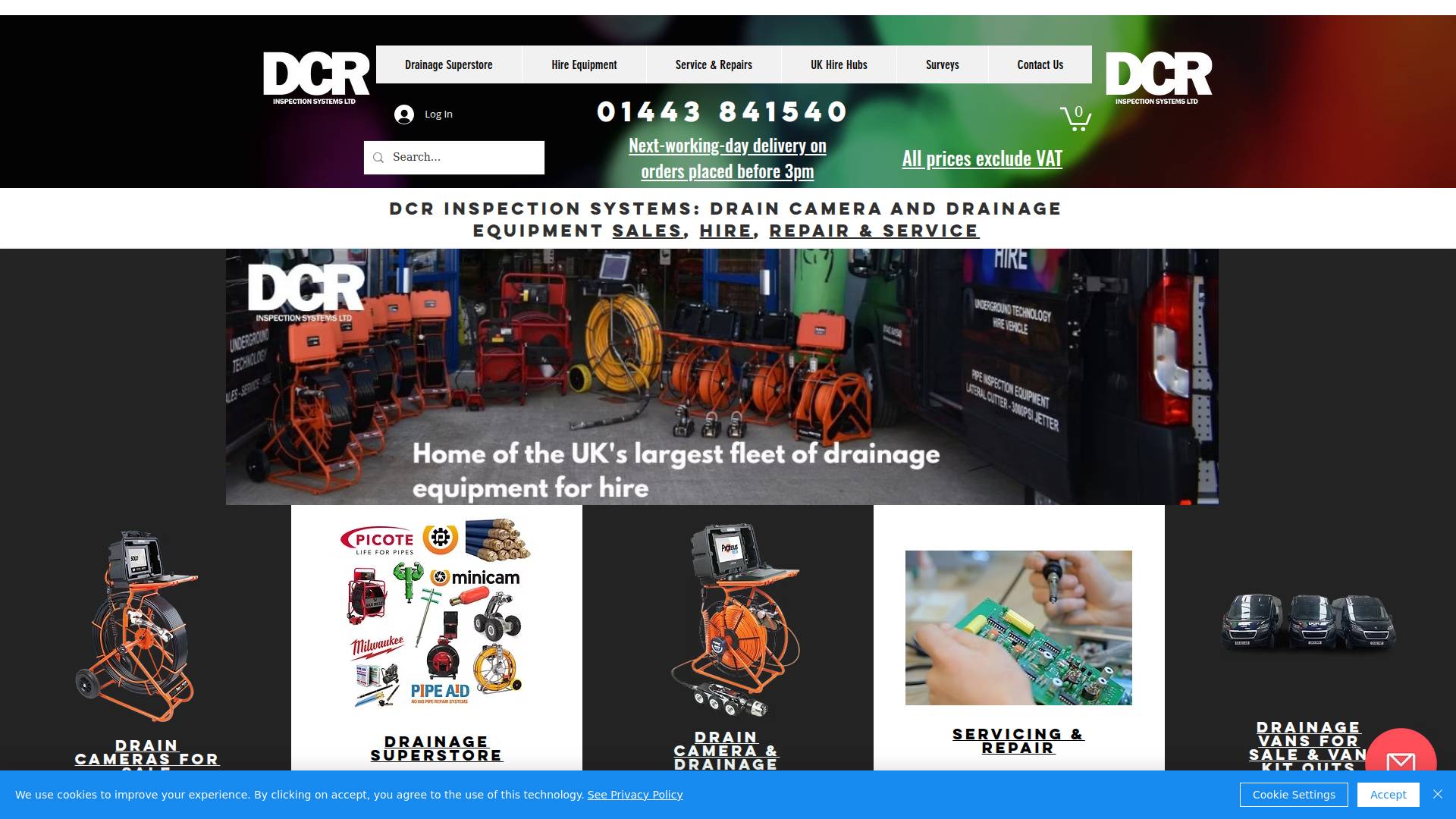 DCR Inspection Systems Website