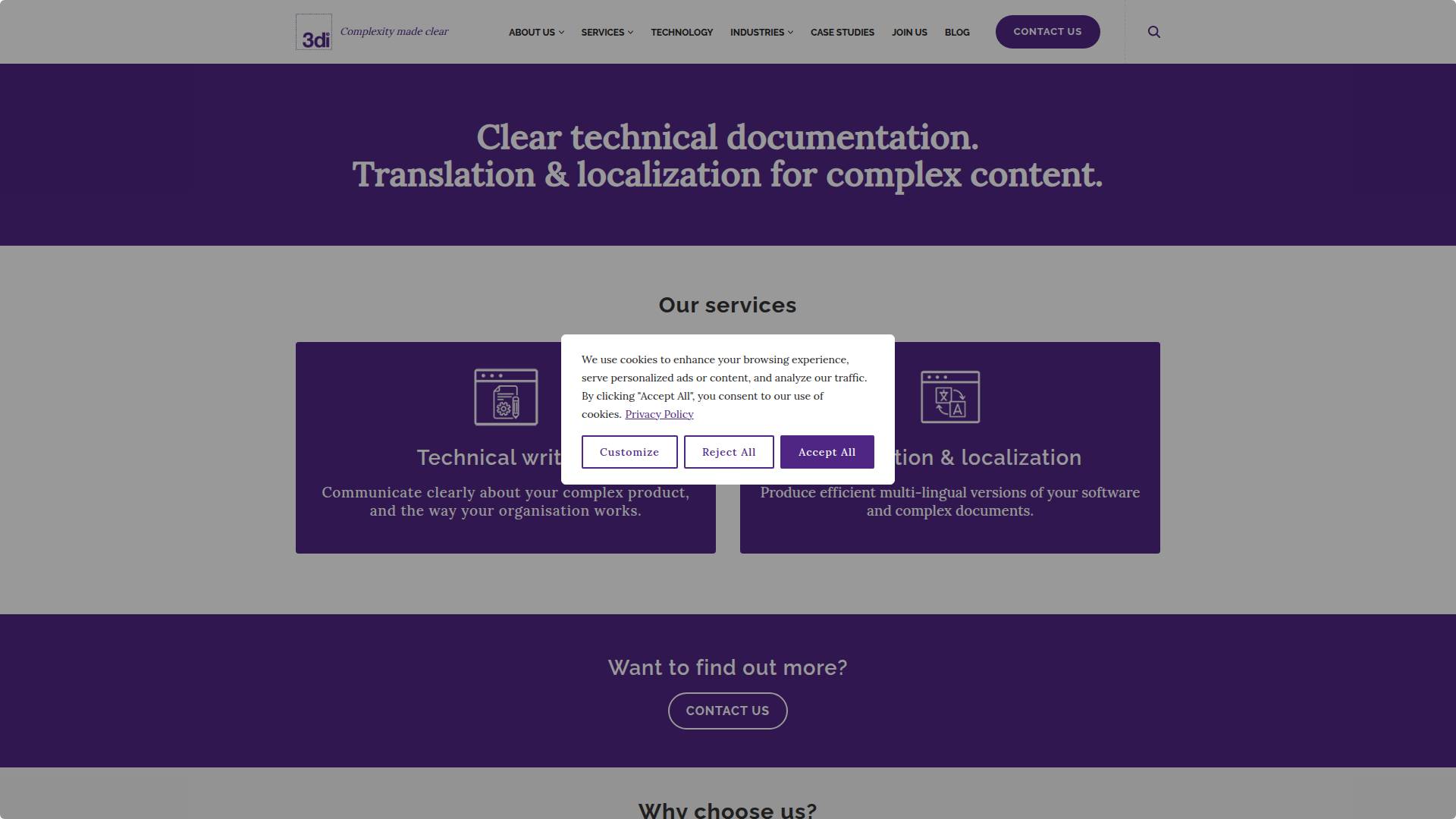 3di Information Solutions Ltd Website