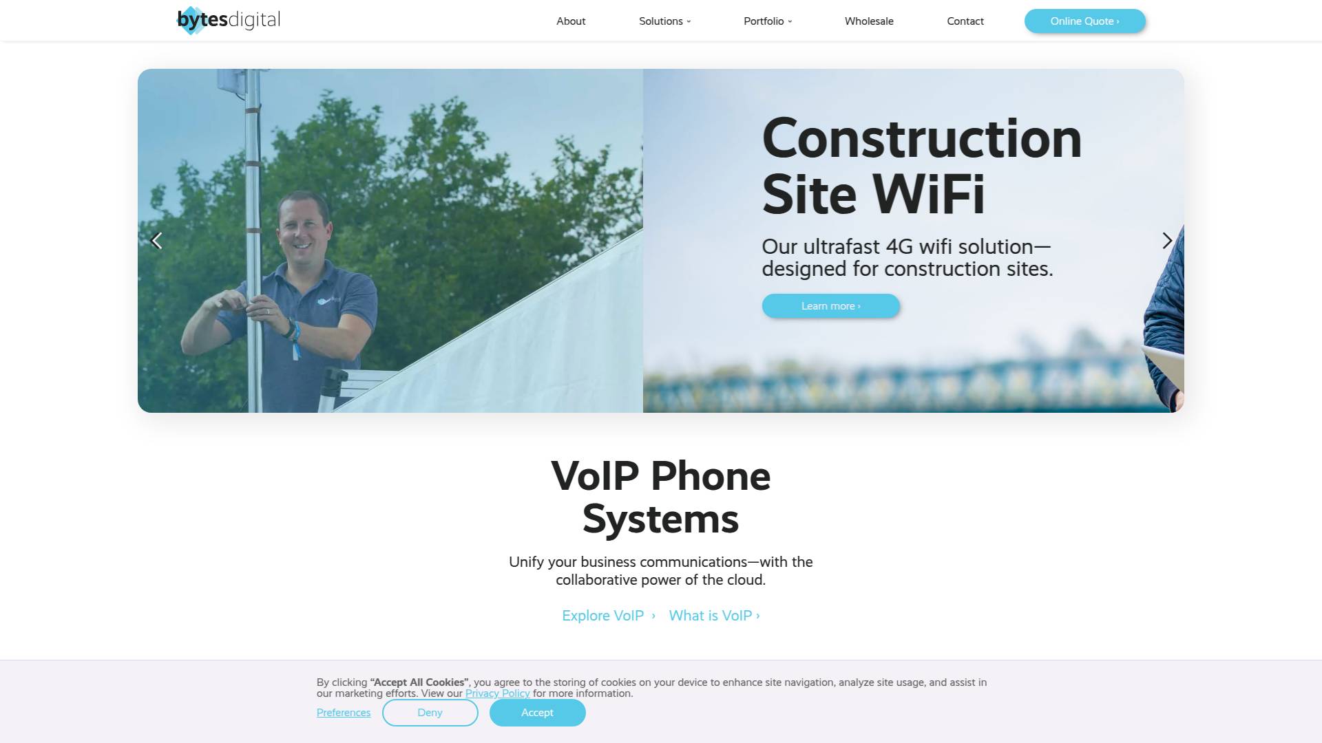 Bytes Digital Website