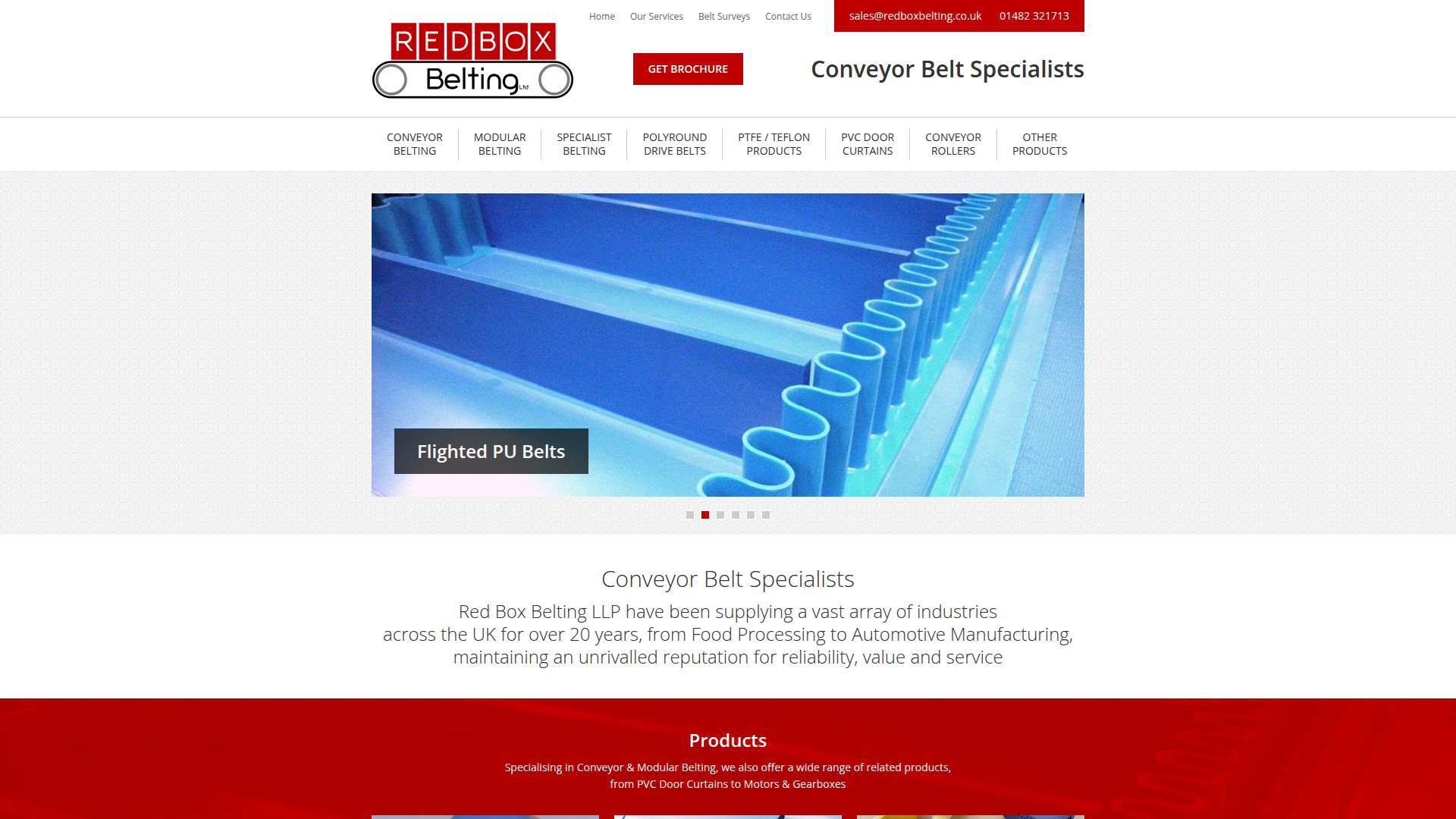 Red Box Supplies Website