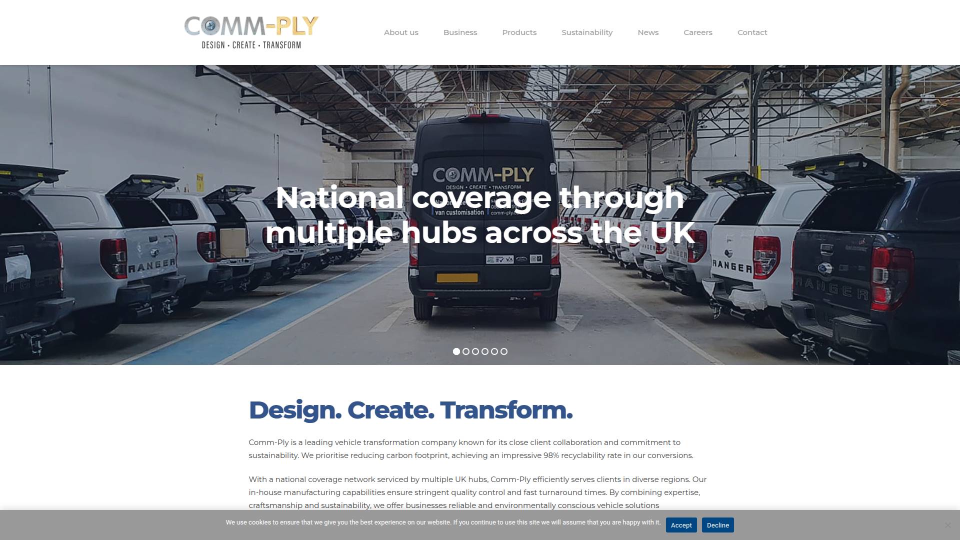 Comm-ply Yorkshire Ltd Website