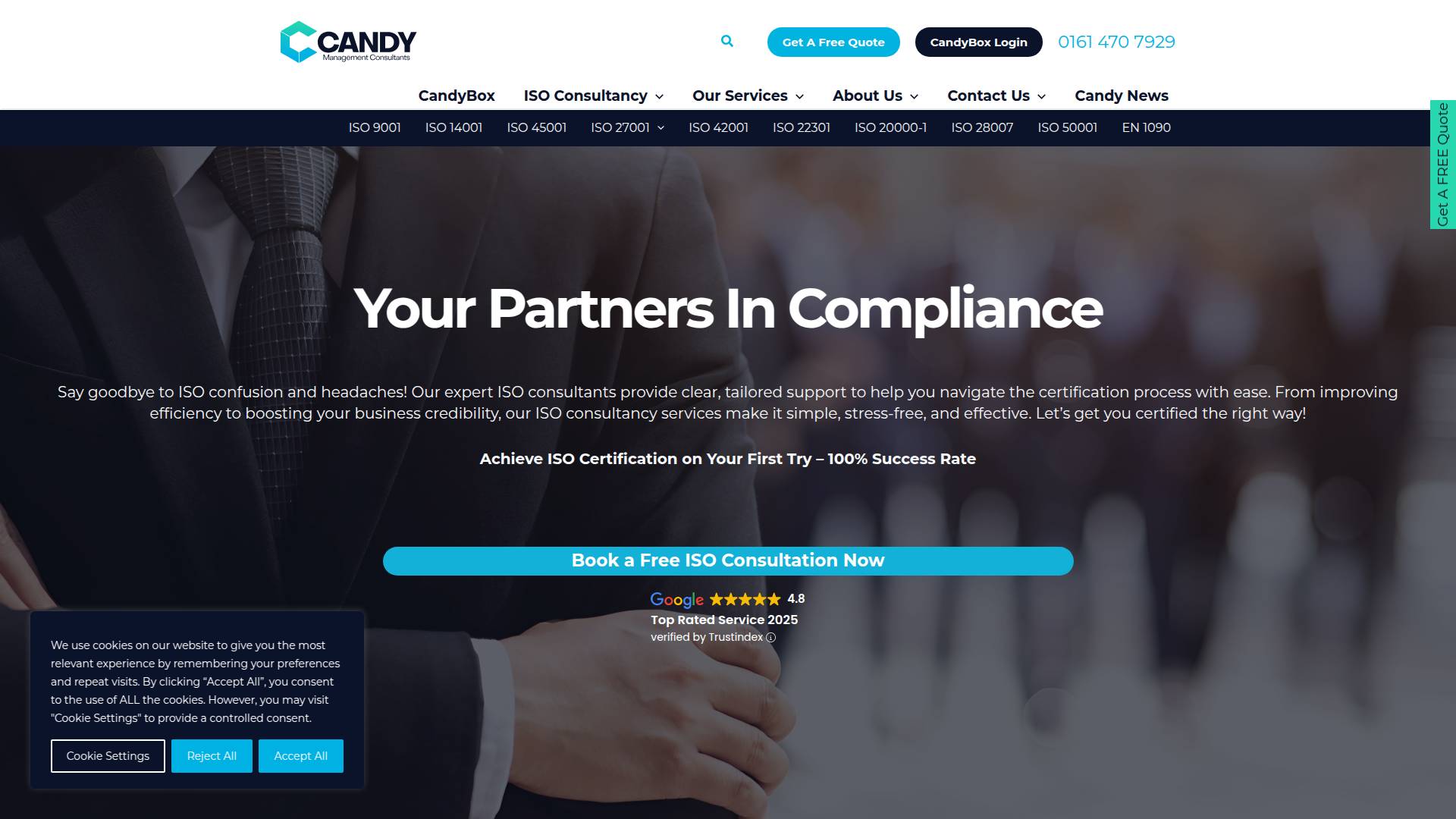 Candy Management Consultants website