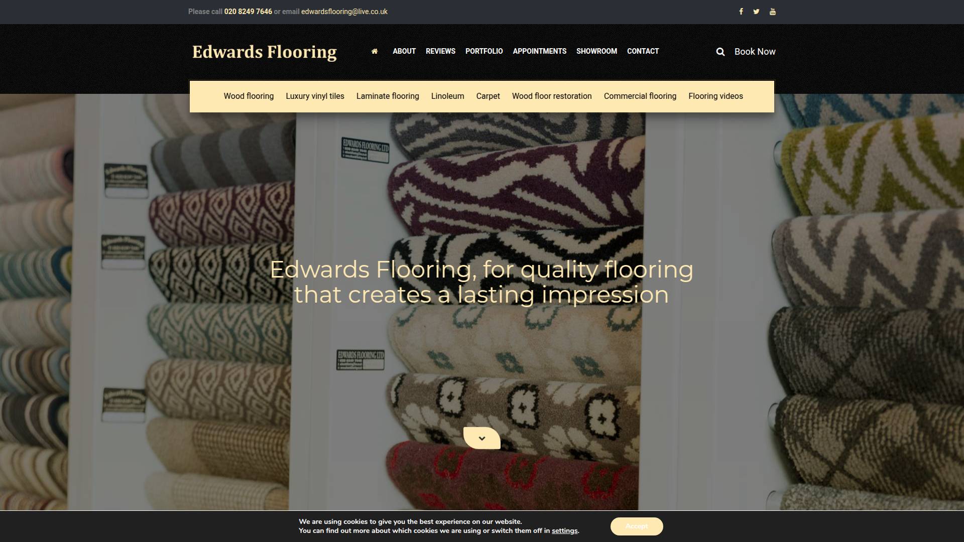 Edward’s Flooring Website