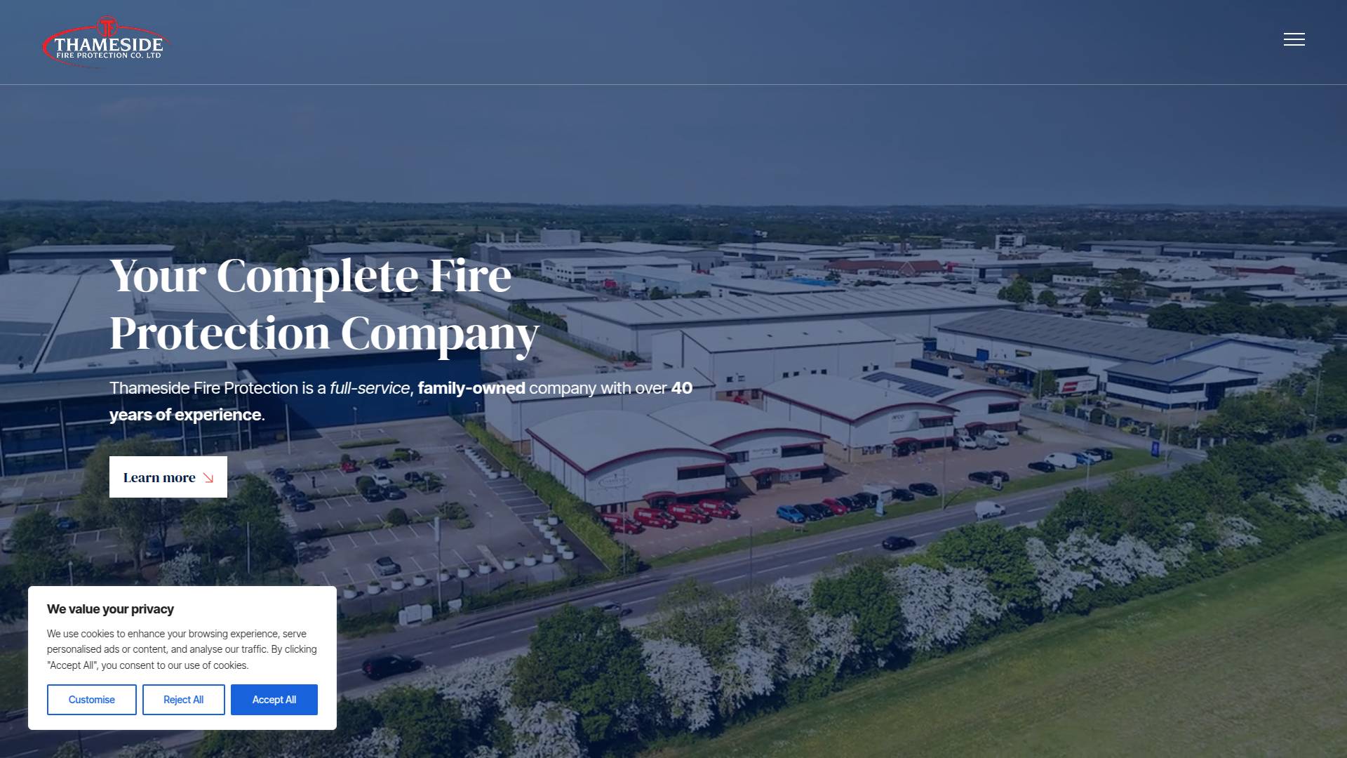 Thameside Fire Protection Website