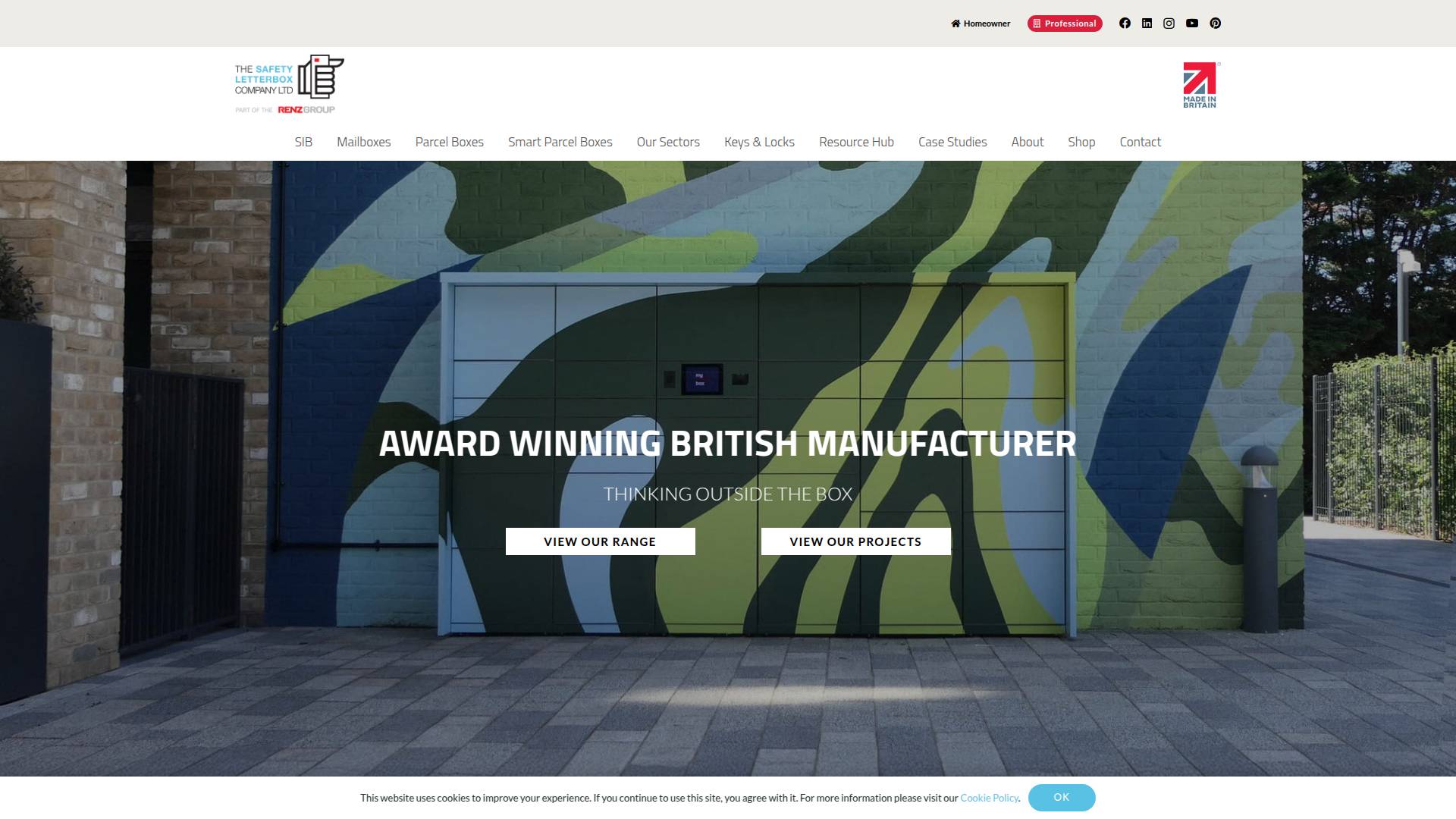 The Safety Letterbox Company Ltd Website