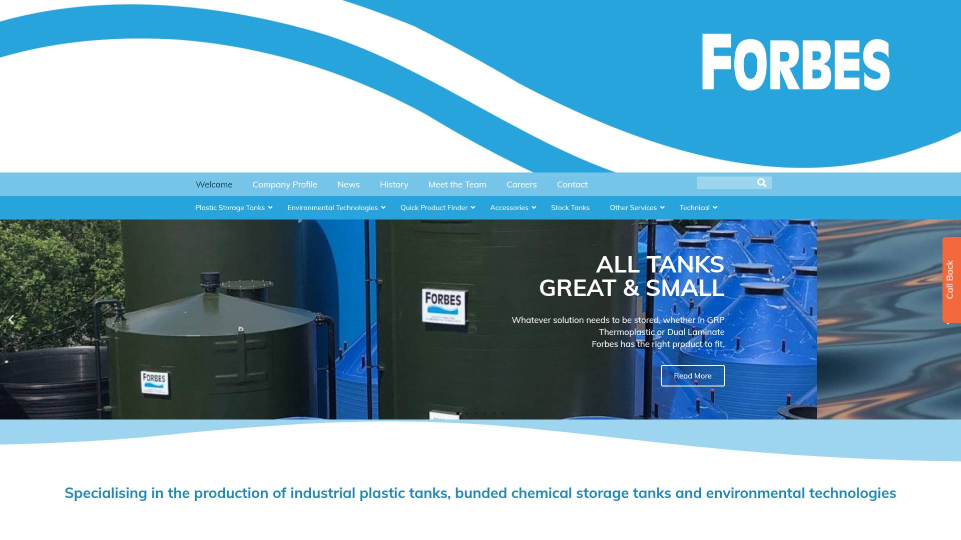 Forbes Technologies Ltd Website