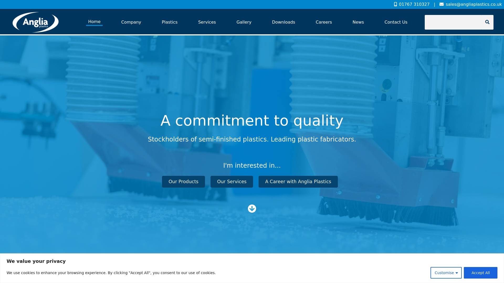 Anglia Plastics Ltd website