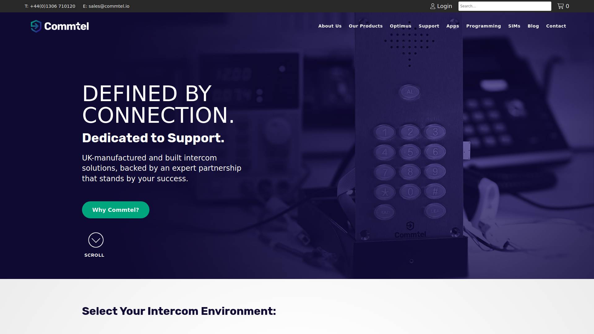 Commtel Ltd Website