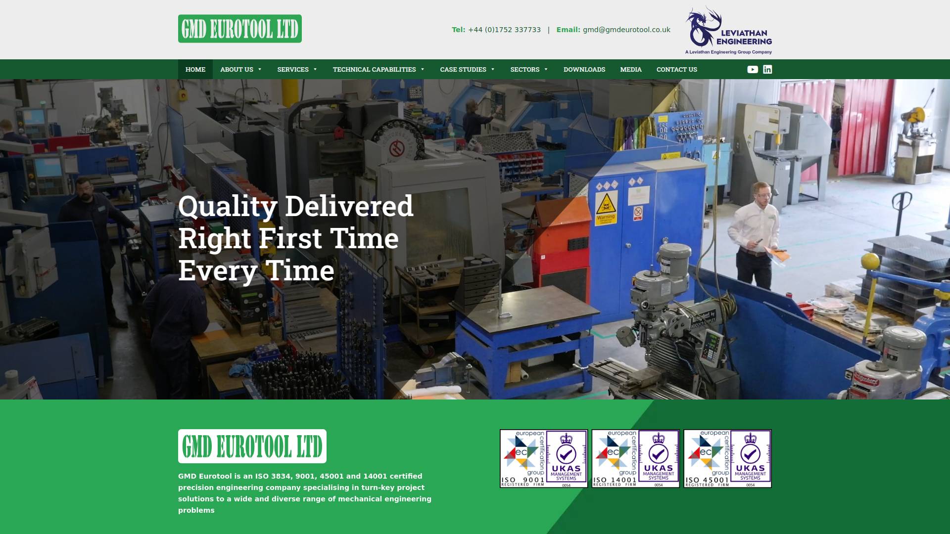 GMD Eurotool Ltd Website