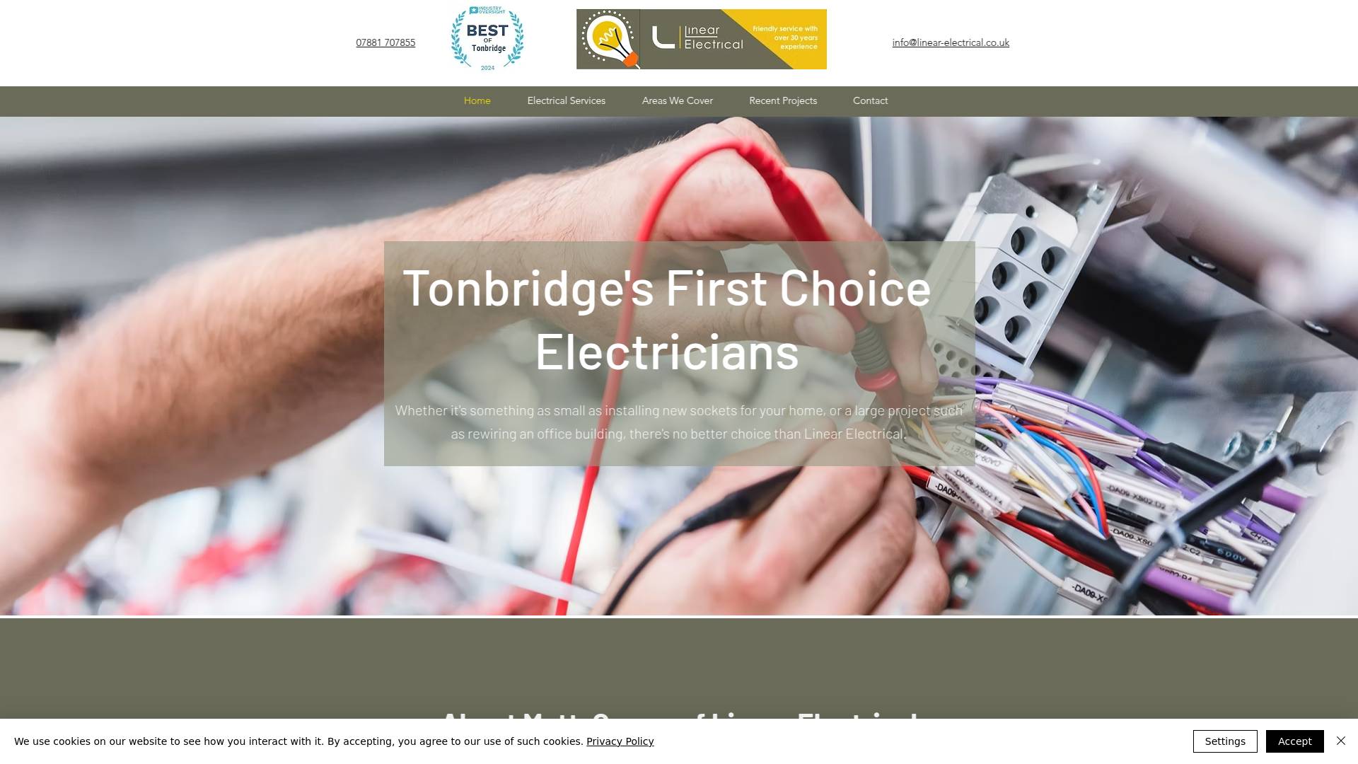 LINEAR ELECTRICAL LTD Website