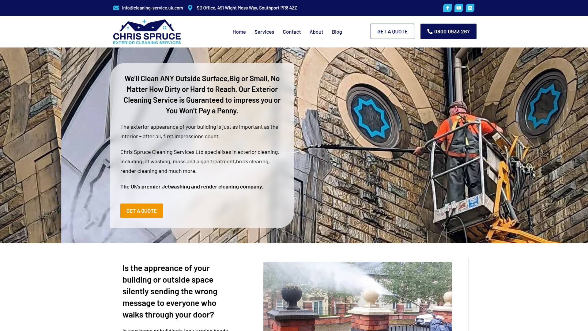 Cleaning Service UK Website